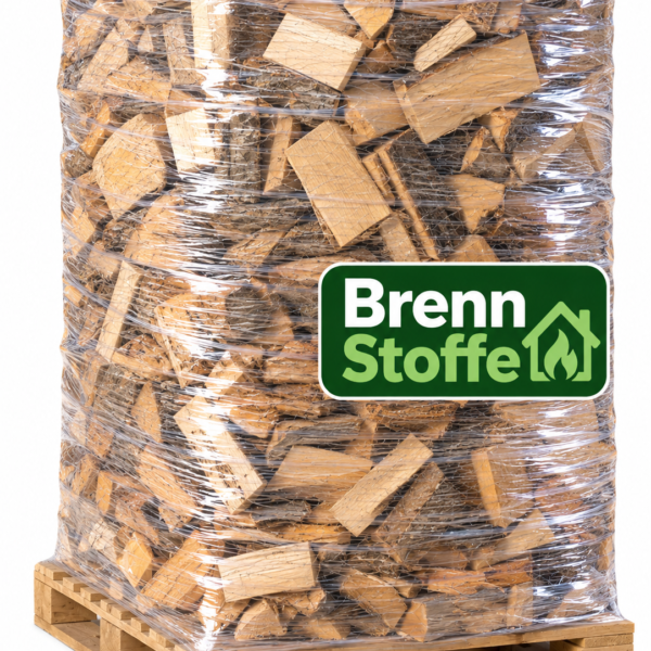 Palette kammergetrocknetes gespalten Esche Brennholz-25cm